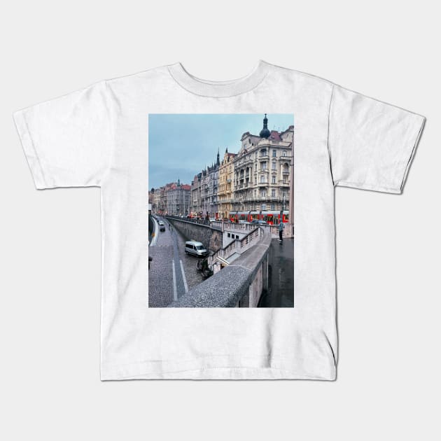 Prague Life Kids T-Shirt by Kroz